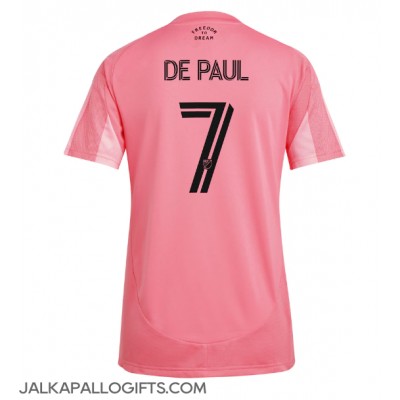 Inter Miami Rodrigo De Paul #7 Kotipaita Naiset 2025-26 Lyhythihainen Inter Miami Rodrigo De Paul #7 Kotipaita Naiset 2025-26 Lyhythihainen